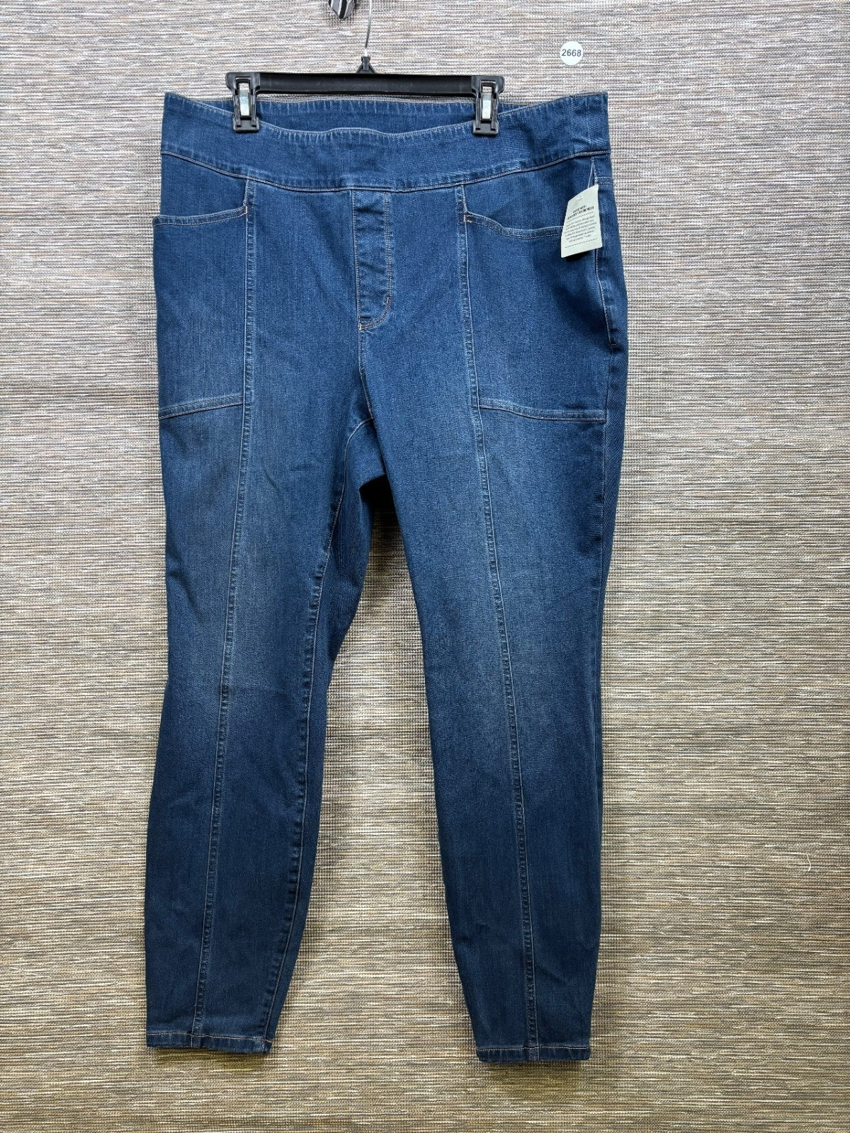 Duluth 40 Grit Pants Womens Size 16w Blue Flex Twill Lined Relaxed Workwear New